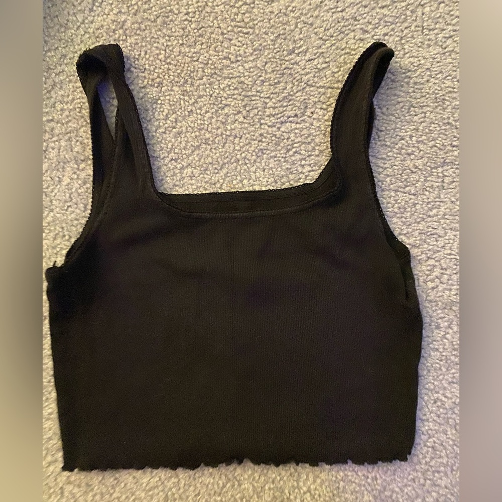 black tank top